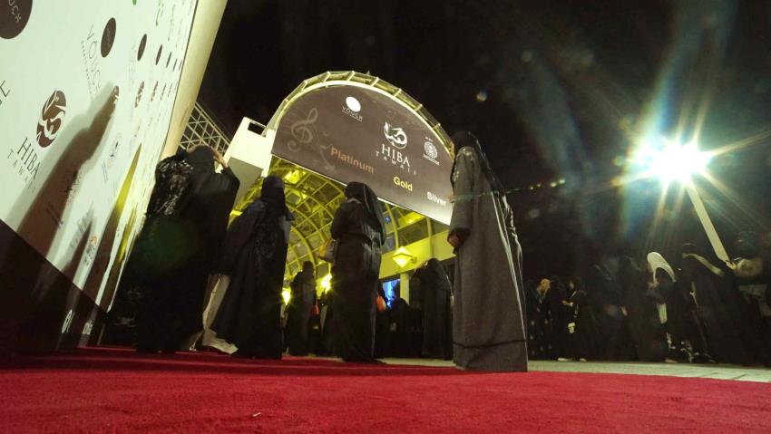 Lebanese singer Hiba Tawaji performs in Saudi Arabia's first women-only concert